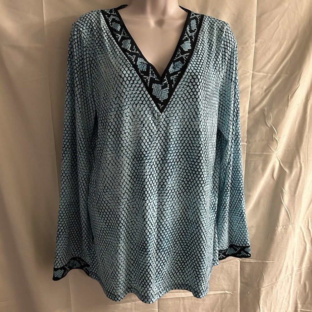 New large Michael Kors multi V neck top #1704*10 (JFT)